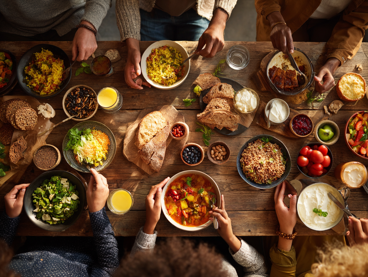 Свіжі овочі та фрукти для здорового харчування